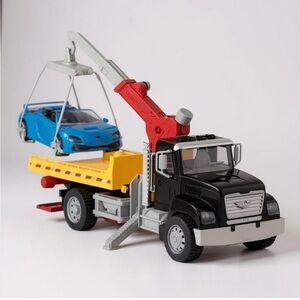 Kids Large‎ Toy Truck with Car and Crane Arm Boys